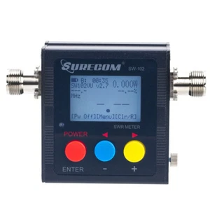 SURECOM SW-102 Metr 125-520 Mhz Cyfrowy miernik mocy VHF / UHF i SWR SW102 Radio - Zdjęcie 1 z 6