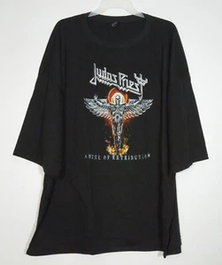 JUDAS PRIEST Angel Of Retribution 5XL T-Shirt Black Mens Band Logo - Picture 1 of 7