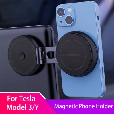 For Tesla Model 3 Y Magnetic Car Phone Holder Mount Mobile Cell Phone Stand 1PC - Image 1 of 4