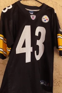 Troy Polamalu NFL Steelers Jersey Reebok Onfield label Sz M - Picture 1 of 6