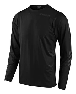 Troy Lee Designs Skyline LS Bike Jersey Solid Black MTB/Bicycle/BMX/Mountain - Picture 1 of 2