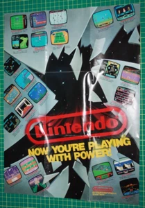 Game Poster:  Nintendo Now You are Playing with Power - Picture 1 of 3