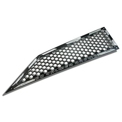 Biseles de parrilla de admisión de aire de ventilación lateral CNC Powdercoat NEGRO RZR XP Turbo Foto 1 de 4