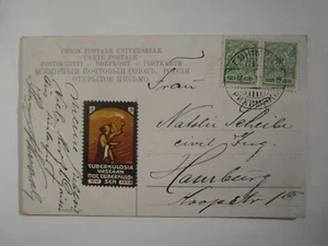 SELLO TUBERCULOISE RUSIA/FINLANDIA 1911, CANCELACIÓN RIHIMÄKI - Imagen 1 de 2