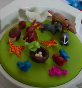 Playmobil Lote Animales Pájaro Conejo Pájaro Pollo Accesorios Complemento - Imagen 1 de 1