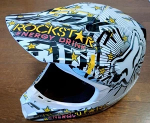 FOX V3 PILOT ROCKSTAR Motocross Helmet Size XL Ryan Dungey Replica w/bag - Picture 1 of 11