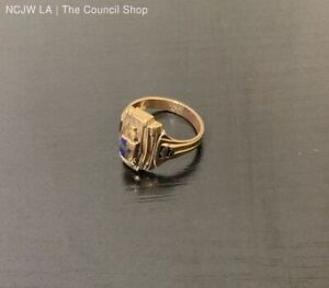 Balfour 10K Yellow Gold Vintage 1947 Ring - Size 7.25 - 5.47g