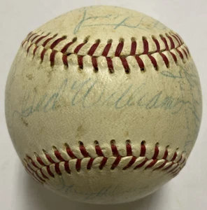 1969 WASHINGTON SENATORS Team Signed Baseball TED WILLIAMS NELSON NELLIE FOX - Picture 1 of 6