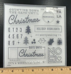 CTMH Stamp Set - Christmas Countdown - D1799 *New* Close To My Heart - Picture 1 of 3