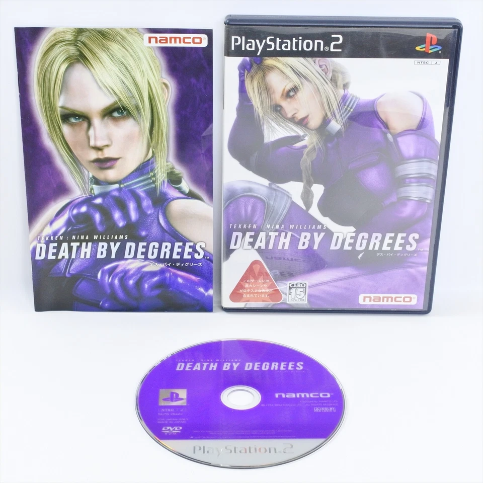 DEATH BY DEGREES PS2 Playstation 2 For JP System 9354 p2 - Image 1 of 4