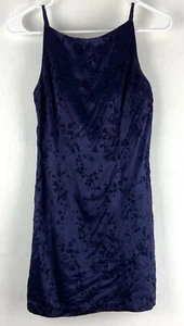 Vintage 90’s Y2K Juniors Navy Blue Strappy Sleeveless Size Small - Picture 1 of 9