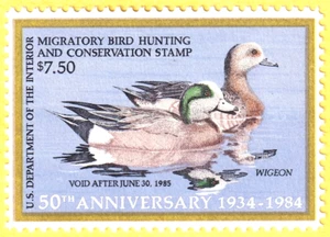 jis36 US STAMP SC# RW51 $7.50 1988 **MINT NH 1475 - Picture 1 of 2