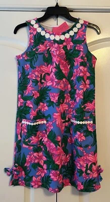 Nuevo con etiquetas Lilly Pulitzer Little Lilly Tejido Cambio en Safari Puesta de sol Talla XL - NIÑAS Foto 1 de 4