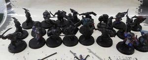 Herr der Ringe Tabletop Miniaturen 24 Mordor Orks Plastik HdR LotR Figuren - Picture 1 of 7