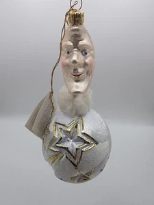 Vintage Christopher Radko Shooting the Moon Glass Ornament Germany - Picture 1 of 8