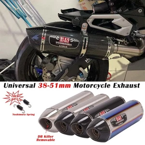 AUTODUX Yoshimura Alpha Exhaust Muffler Silencer For Z900 R1 CBR500R GSXR750 790 - Picture 1 of 14