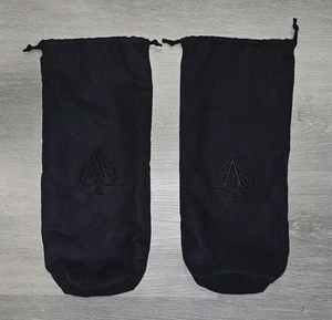 Bolsas de champán Two Ace Of Spades con cordón con monograma NUEVAS - Imagen 1 de 1