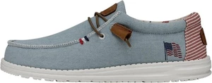 Hey Dude Wally Americana Denim Streifen Größe 11 Medium - Bild 1 von 3