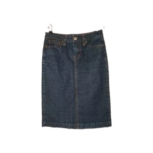 Jag Denim Ladies Blue Stretch Cotton Skirt Size 8 EUC - Picture 1 of 6
