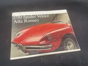 1968 Alfa Romeo 1750 Spider Veloce brochure - Imagen 1 de 7
