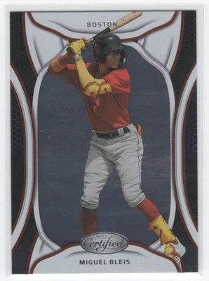 2023 Panini Chronicles Certified Miguel Bleis Boston Red Sox #44 - Image 1 of 2
