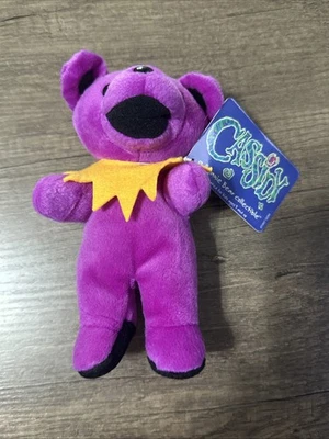 Peluche vintage 1997 Grateful Dead 7" Beanie Bear coleccionable Cassidy nuevo con etiquetas Foto 1 de 4