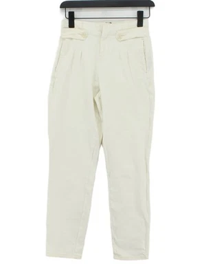 Pantalon de costume femme Miss By Captain Tortue XS coton blanc - Photo 1/4