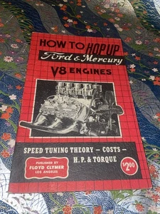 Libro Floyd Clymer How To Hop Up Ford y Mercury motores V-8 de colección 1951 - Imagen 1 de 5