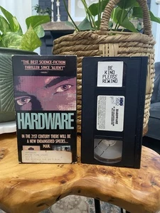 Hardware VHS Tape, Rare Vintage Horror Sci Fi Cyberpunk HBO Cult Science Flick - Picture 1 of 7