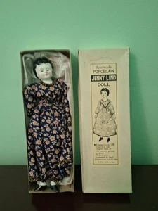 De colección. Réplica de muñeca Jenny Lind de porcelana hecha a mano por Shackman Japón #3512 nueva en caja - Imagen 1 de 4