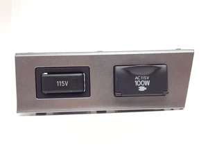 2003-2008 Pontiac Vibe OEM Power 115V Switch 100W Plus Outlet Silver 55449-01040 - Picture 1 of 7