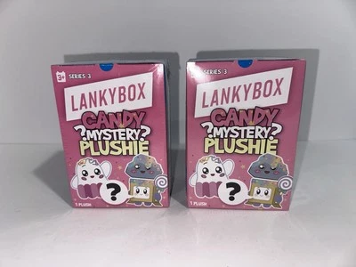 NEW Sealed Lot of 2 LANKYBOX Candy Mystery Plushie Box Surprise Random Plush  - Image 1 of 2