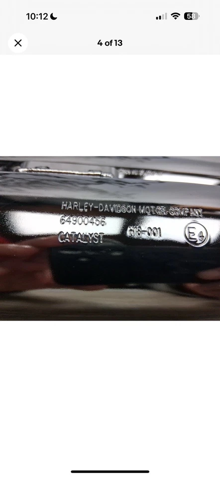 Escape Harley Davidson Softail OEM Pn 64900456 Foto 1 de 1