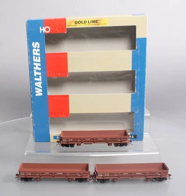 Walthers 932-37903 HO Scale Santa Fe Difco Dump Car (3-Car Set) LN/Box - Image 1 of 4