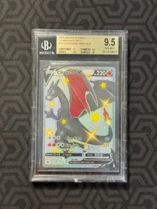 Pokémon Champions Path 79 2020 arte completo Charizard V Secret BGS 9,5-etiqueta de error - Imagen 1 de 2