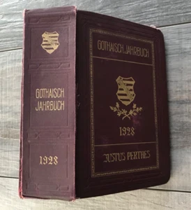 Gothaisches Jahrbuch 1928, Diplomatie, Wirtschaft, Justus Perthes, 165.Jahrgang - Picture 1 of 2