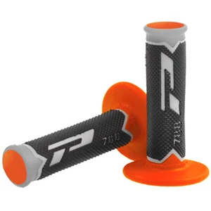 PRO GRIP 788 BLACK / ORANGE COMPOUND GRIPS OFF ROAD MOTOCROSS MOTORCYCLE - Picture 1 of 1