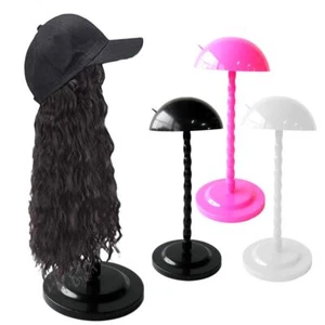 Portable Cap Holder Storage Wig Display Stand Hat Rest Wig Wig Stand - Picture 1 of 14