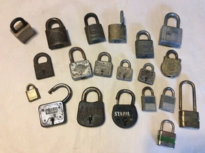 Posten Vintage Vorhängeschlösser Adler Miller Gewinner Eureka Royal Master Slaymaker Corbin - Bild 1 von 12