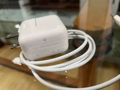 Original Genuine 12W USB Wall Charger & Cable for iPad Pro Air Mini iPhone OEM** - Image 1 of 4