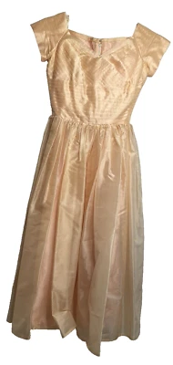 Mujer Vestido Vintage Noche Fiesta Vestido Cóctel Hecho a Mano VER MEDIDAS Foto 1 de 4