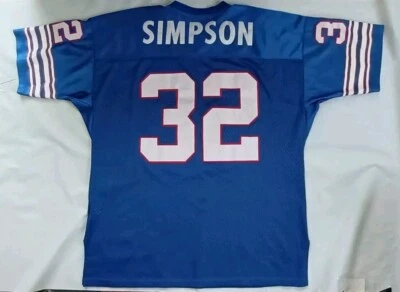 CAMISETA DE FÚTBOL AMERICANO VINTAGE WILSON BUFFALO BILLS #32 OJ SIMPSON Foto 1 de 4