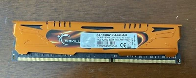 G.SKILL ARES DDR3-1600 F3-1600C10Q-32GAO 1.5V PC3-12800 8GB DIMM Intel XMP RAM - Image 1 of 4