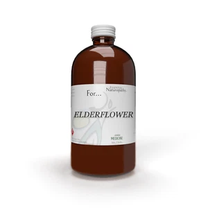 ORGANIC ELDERFLOWER TINCTURE Liquid Extract (Sambucus nigra) NATUROPATH PREMIUM - Picture 1 of 1