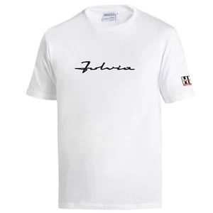 Maglietta LANCIA FULVIA t-shirt maniche corte bianco SPARCO ✔ - Picture 1 of 4