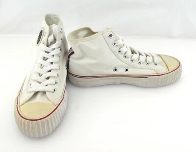 PF Flyers Shoes Center Reissue Hi White/Red/Blue Sneakers Womens 6.5 - Image 1 of 4