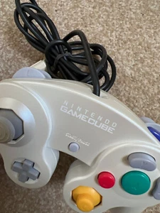 RARE Official Nintendo Gamecube Pearl White Controller Gamepad Game Pad DOL-003! - Picture 1 of 10