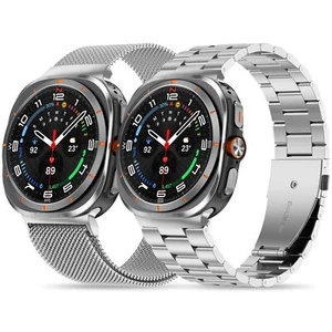 Cinturino Compatibile con Samsung Galaxy Ultra Watch 47mm 2024 Uomo Donna Maglia - Foto 1 di 7