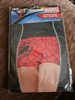 ACESSÓRIO FANTASIA FEMININO MARVEL SPIDER-GIRL SUPER-HERÓI BOYSHORTS TAMANHO ÚNICO SERVE PARA A MAIORIA - Imagem 1 de 3