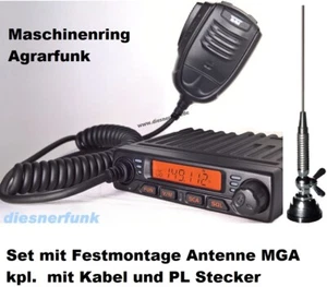 TEAM MiCo VHF Betriebsfunk Rübenfunk Maschinenring Landwirt VHF mit MGA Antenne  - Bild 1 von 1